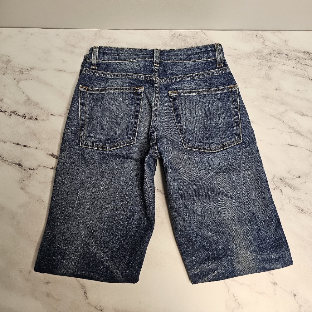 Brock Collection High Rise Skinny Ankle Blue Jeans 25 Preowned - Picture 6 of 9